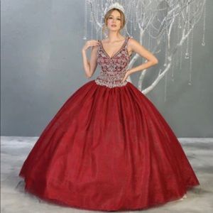 Formal Dress with Embellished Bodice & Corset Back NWT